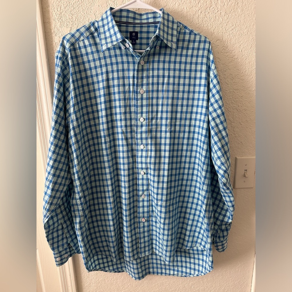 Men’s Long Sleeve FootJoy Button Up